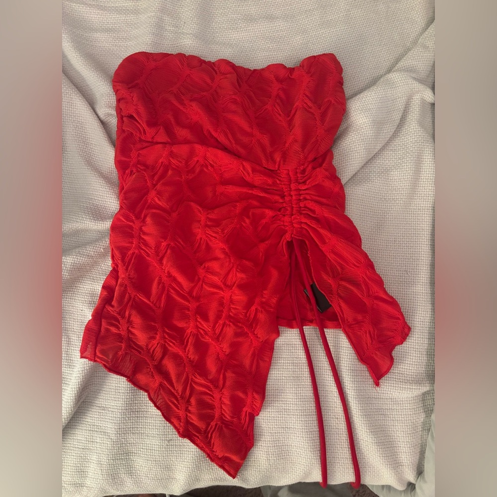 Silence + Noise Remi Textured Tube Top - Picture 3 of 4